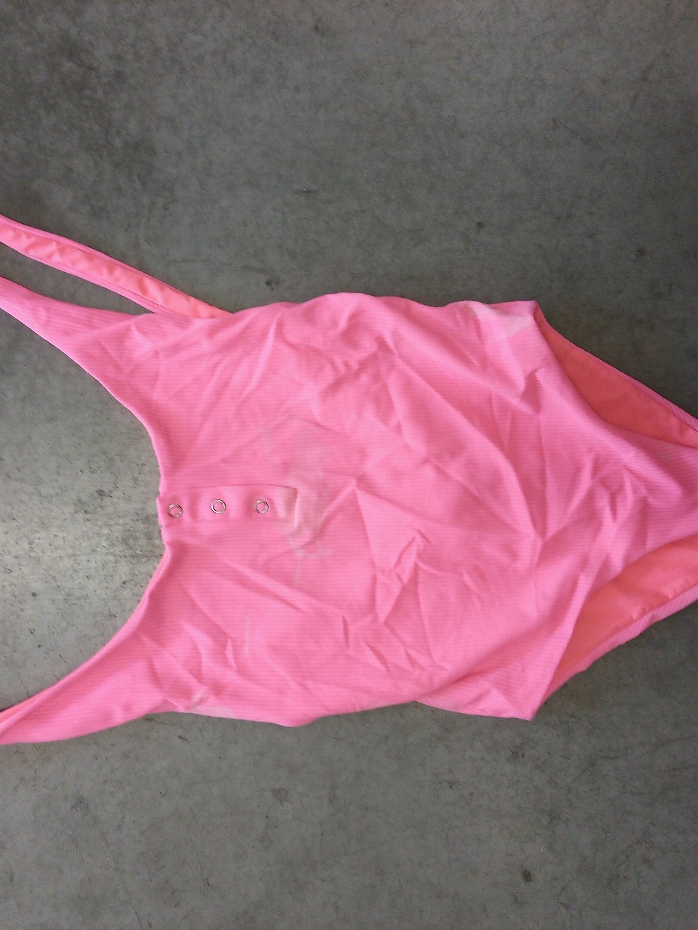 Pacific Republic Pink Ribbed Bathingsuit Size S